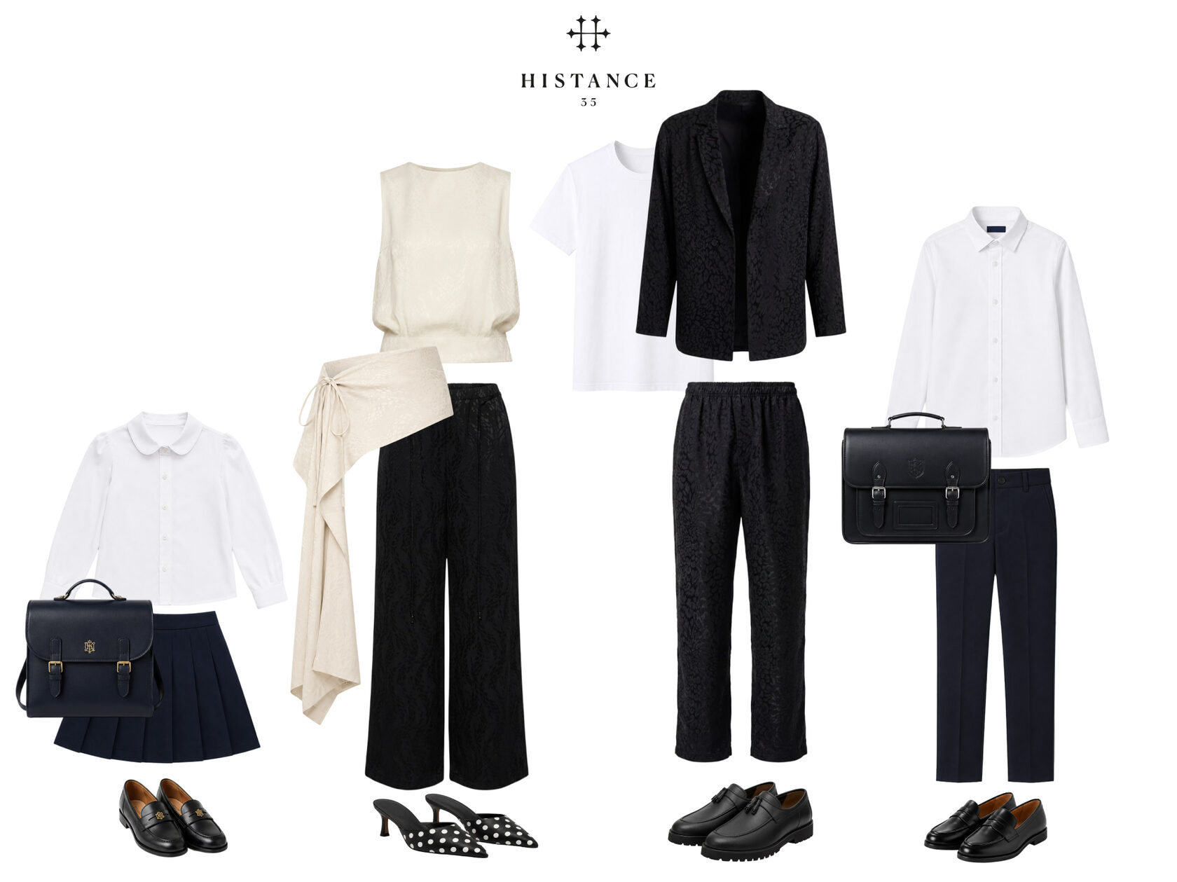 стильный famaly look для праздника