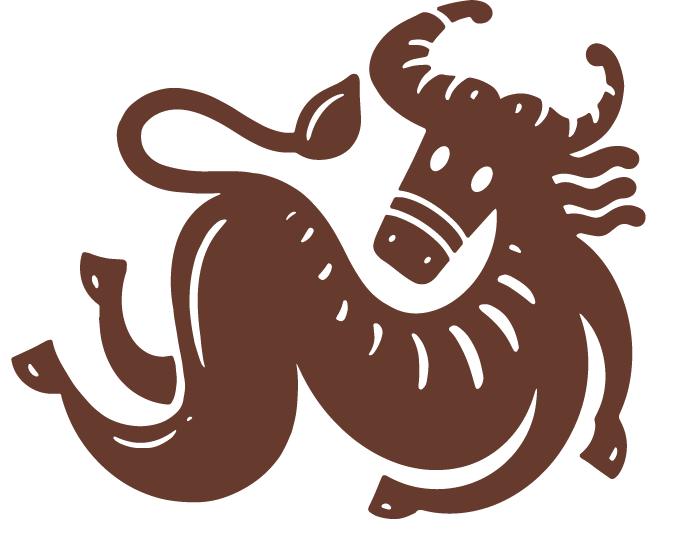 Племя гну, логотип студии йоги, пилатес, аэро-йоги и фитнеса в Санкт-Петербурге на набережной реки Фонтанка, 60