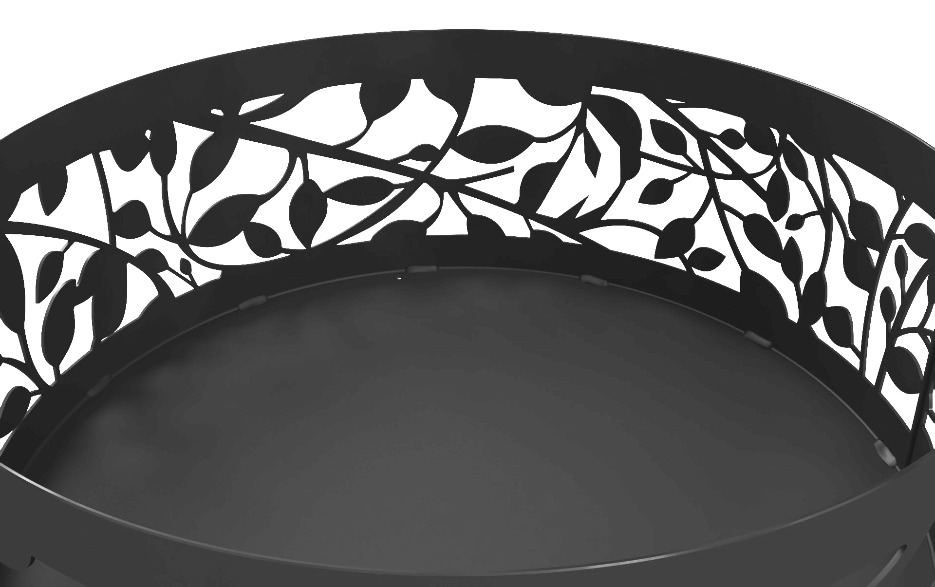 Костровая чаша Листики 65 см термостойкая