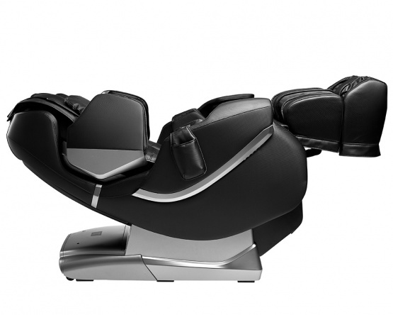 массажное кресло Sensa S-Shaper Black в разложенном виде