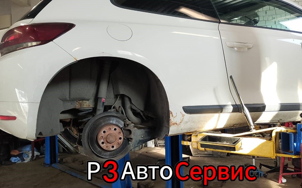 Volkswagen Scirocco 2010 г.в. Замена заднего правого ступичного подшипника. Р3 Автосервис. 📍 Колпино, Рабочий пер. 3