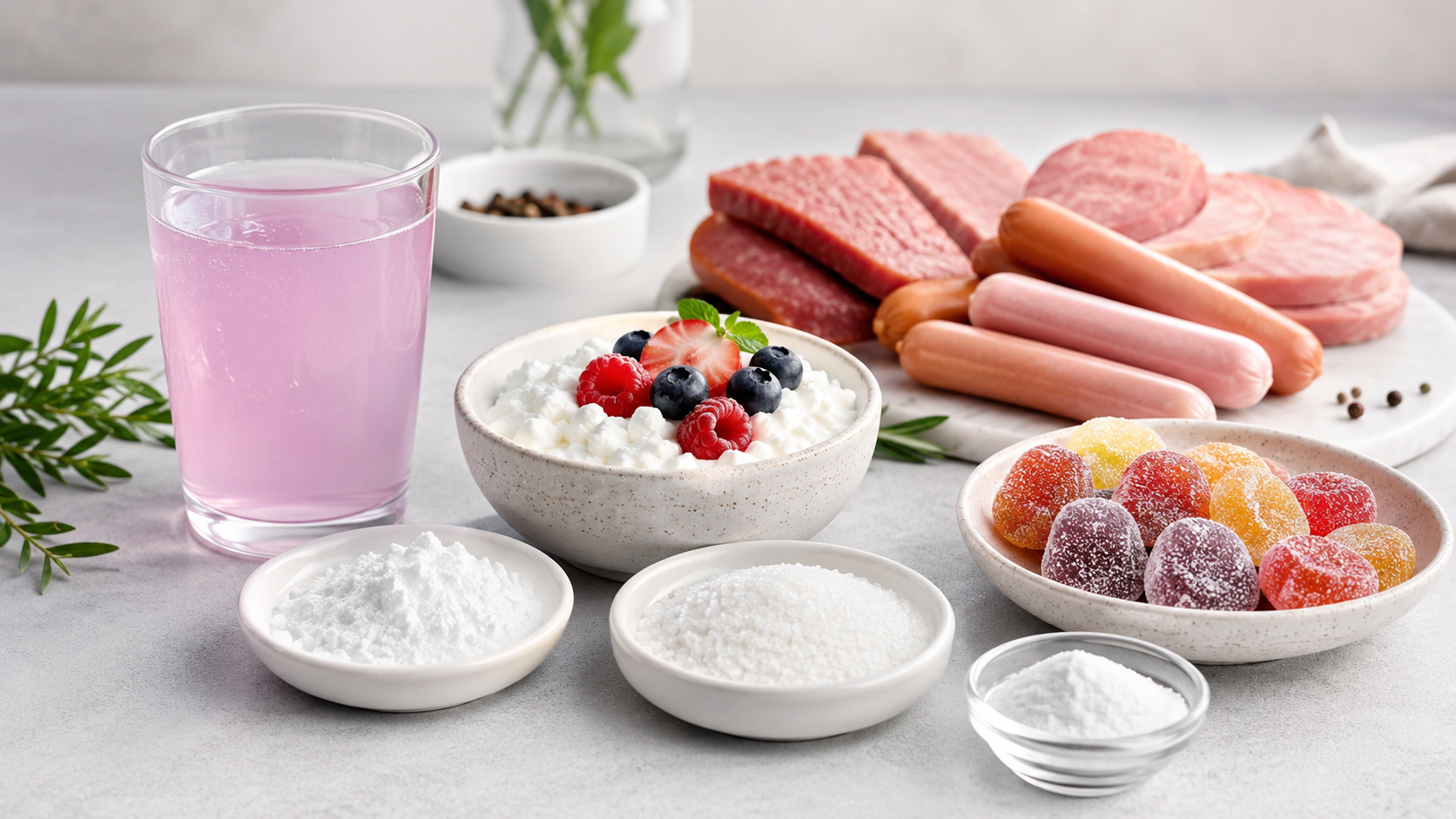 Лактаты в составе пищевых продуктов