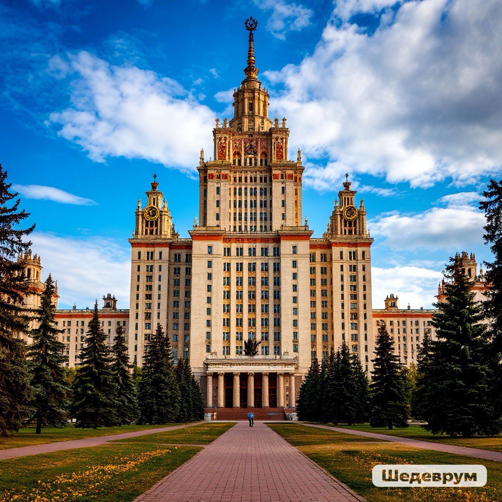 Главное здание МГУ имени Ломоносова