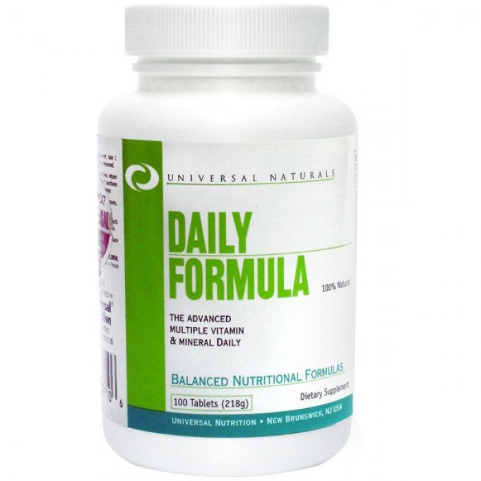 Universal Nutrition Daily Formula (100таб). Universal Daily Formula 100 таб. Universal Daily Formula мультивитаминный комплекс.