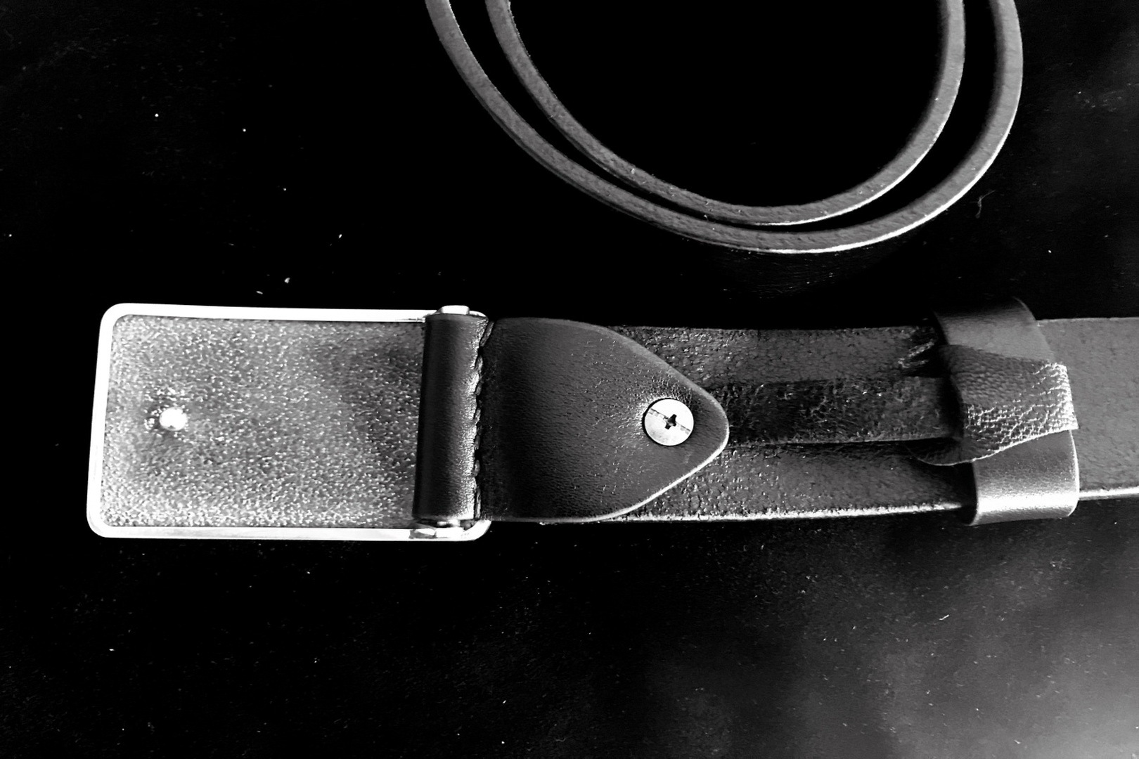 ремень и пряжка из серебра