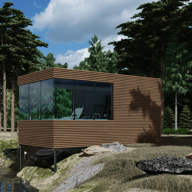 Спа-модуль с бассейном HUGO для частного дома