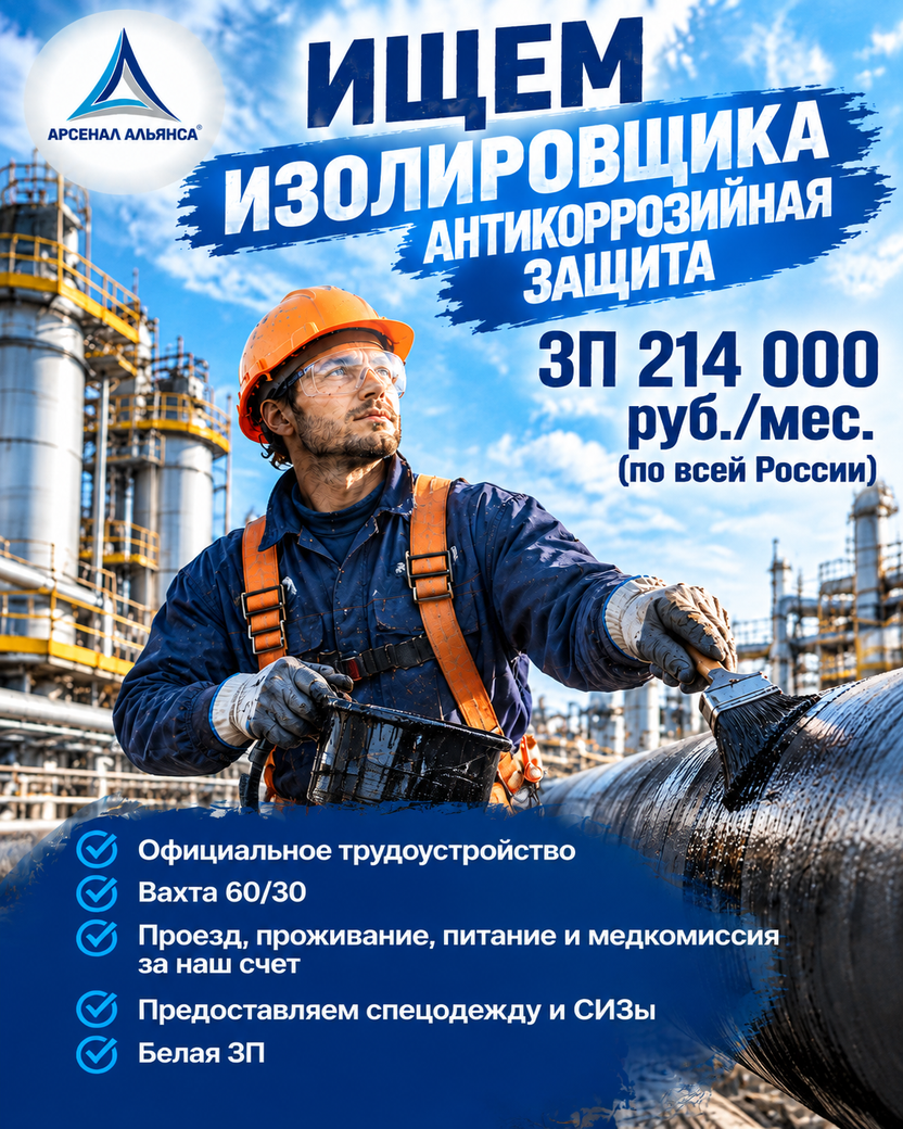 Рекламный макет Альянса для привлечения изолировщиков