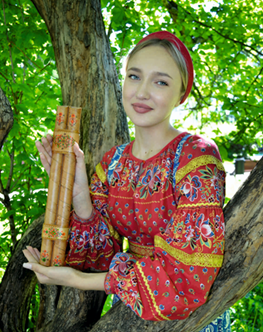 Народный духовой инструмент ӧтика пӧлян