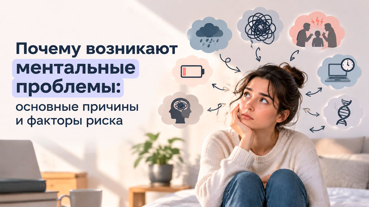 Почему возникают ментальные проблемы: основные причины и факторы риска