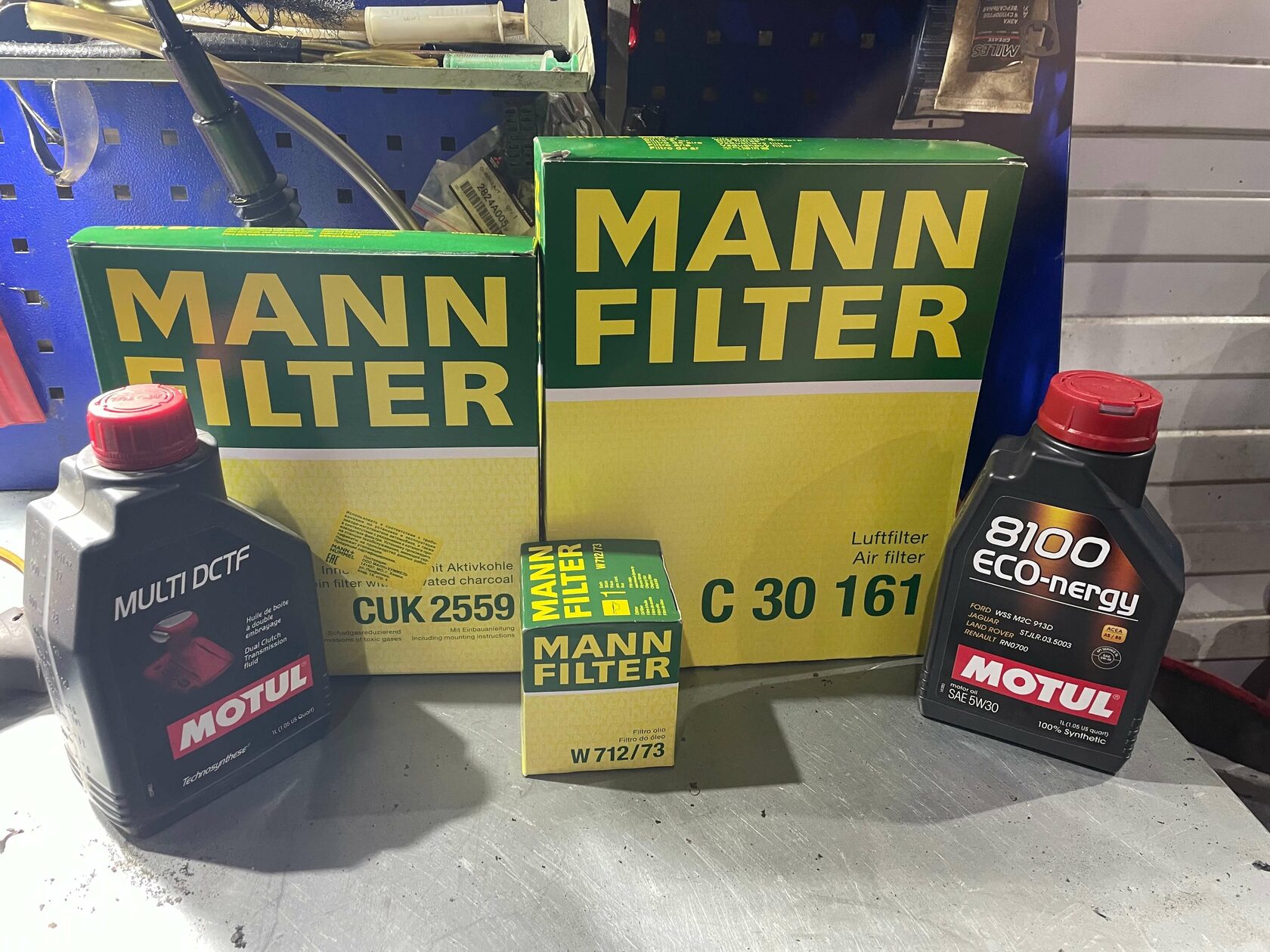 Материалы для ТО Ford Mondeo 4