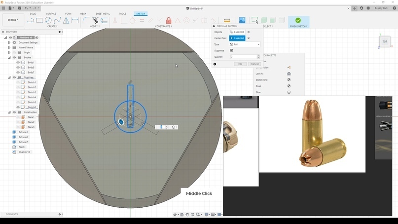 Как во fusion 360 тело перенести в другой проект