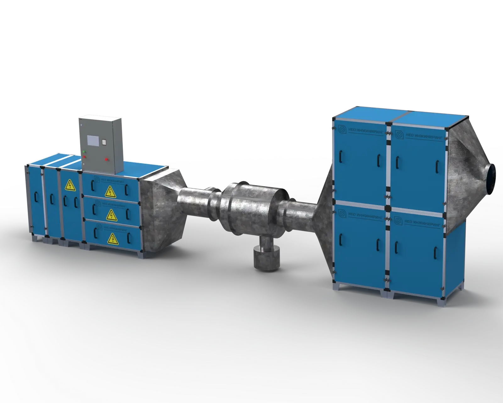 500 м³/ч + Spark Stop — С дополнительным блоком смешения Spark Stop