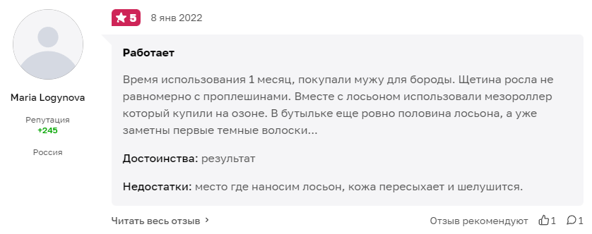 миноксидил для волос реальные отзывы