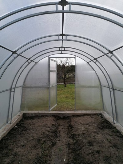 Теплица "Двойная дуга 20х20"