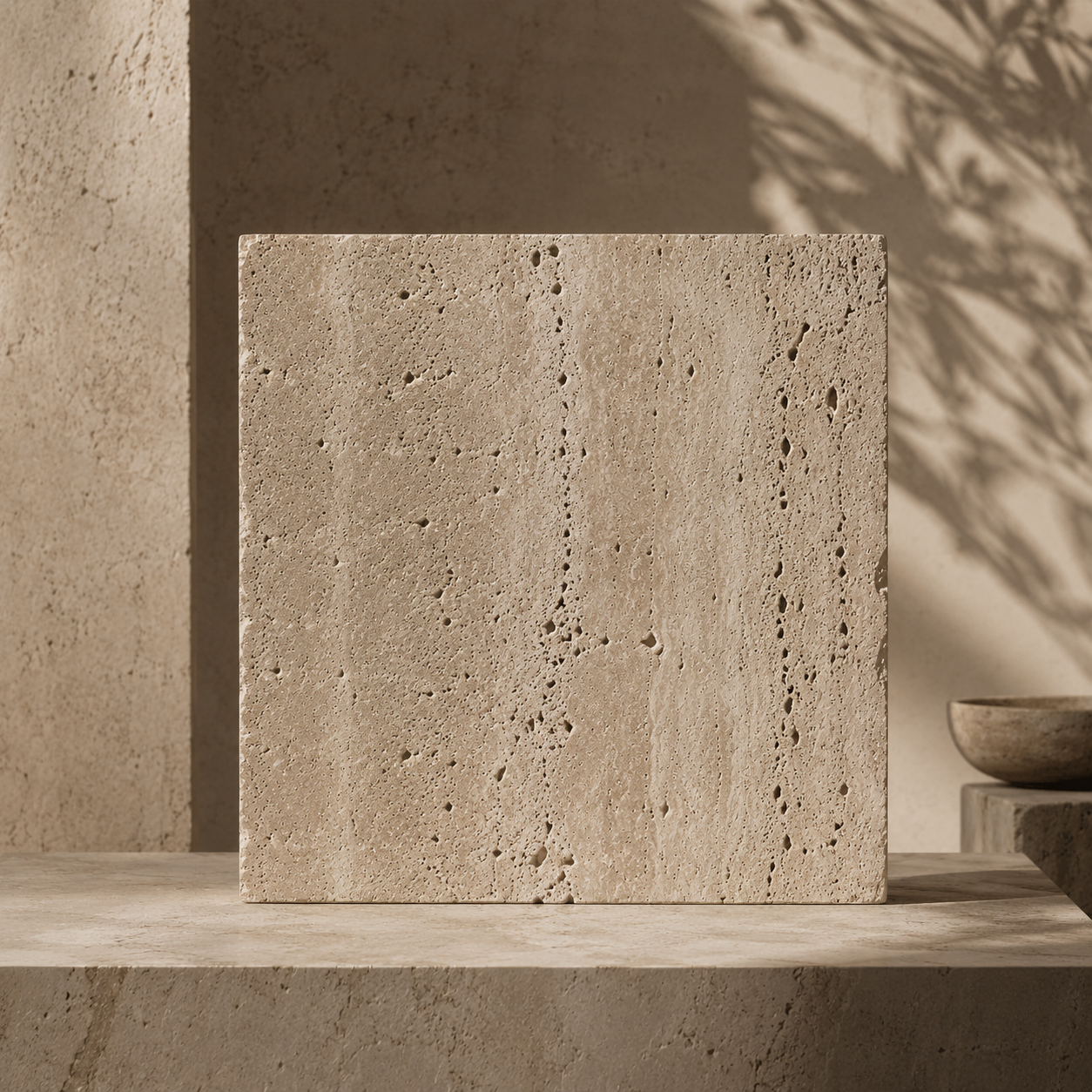 Travertine surface detail