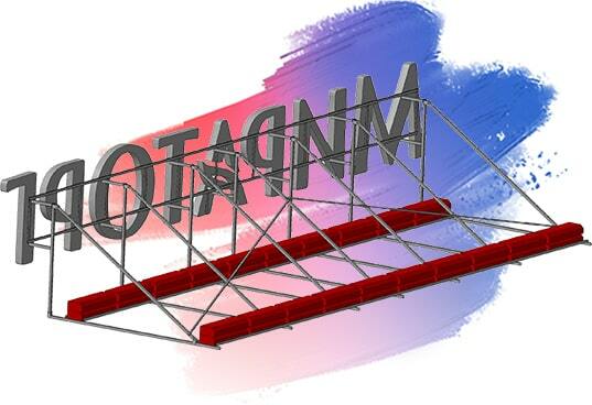 Изготовление стальных конструкций и рам для вывесок