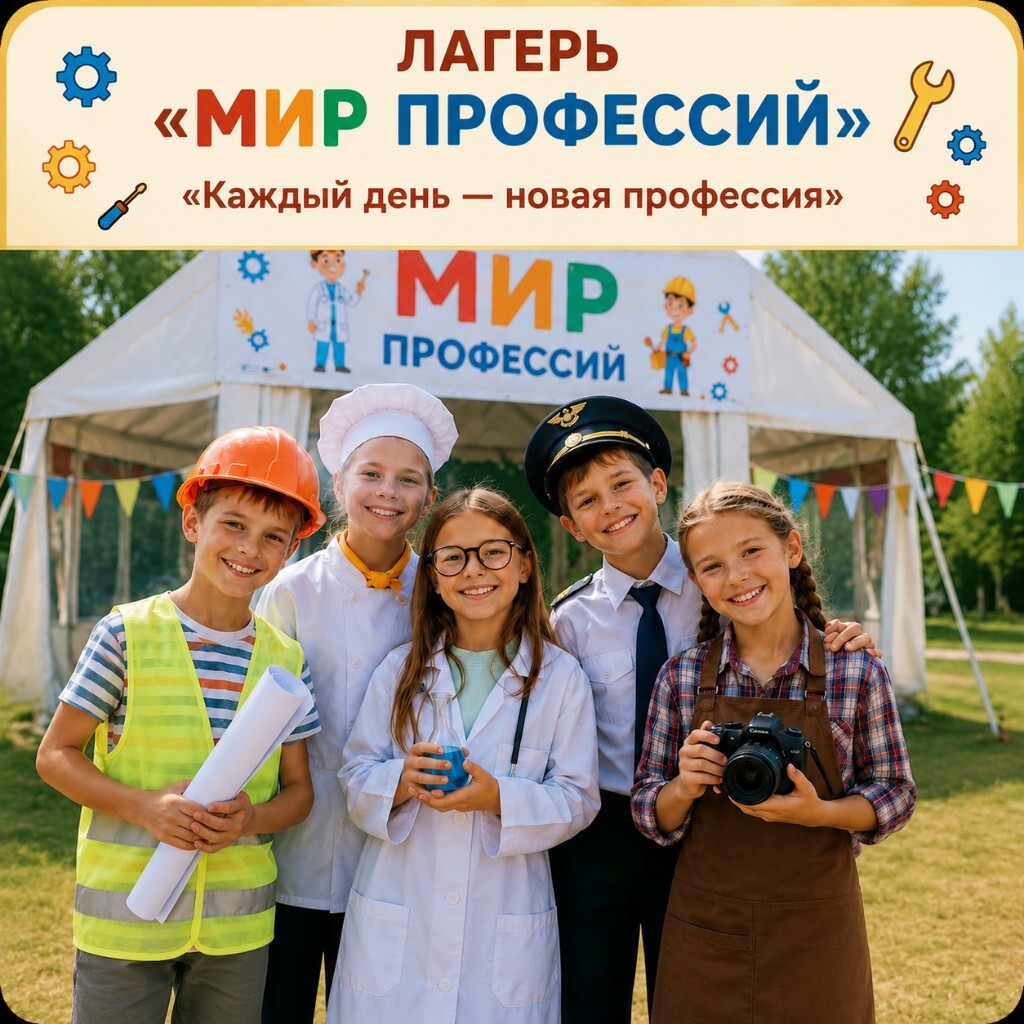 Лагерь «Мир профессий» — II смена