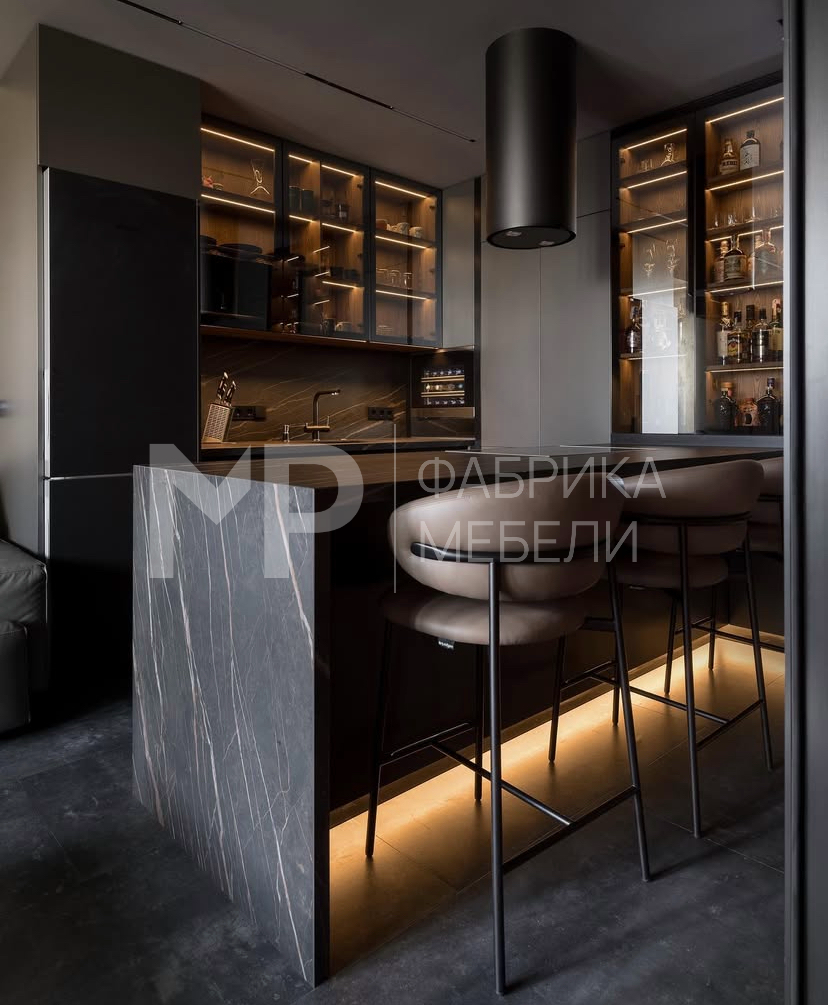 Дизайн кухни в стиле лофт