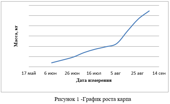 График роста карпа