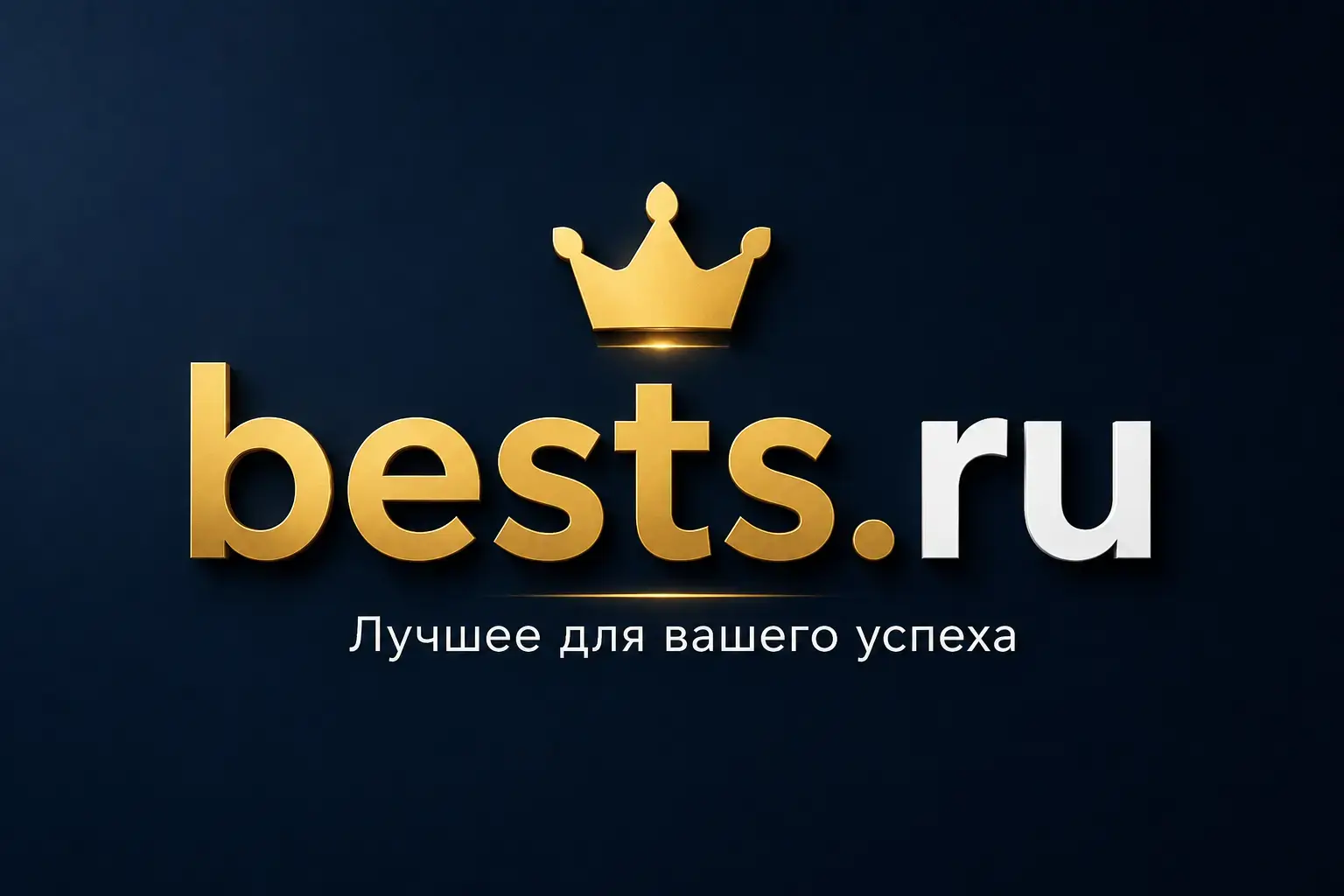 Логотип bests.ru с золотой короной