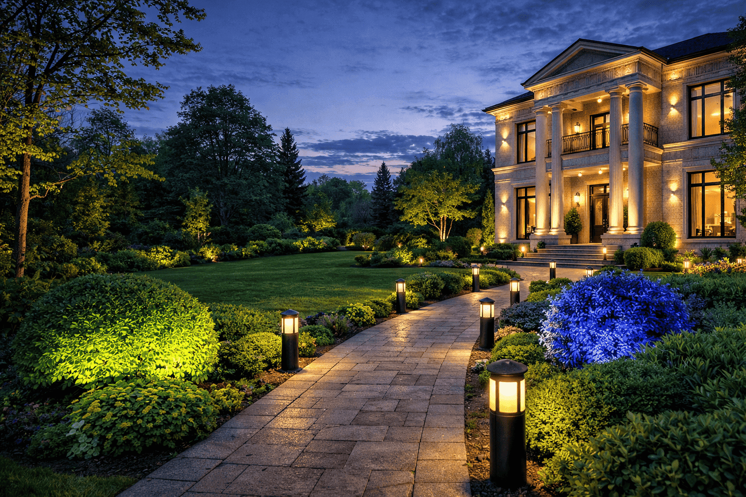 Летнее оформление фасада