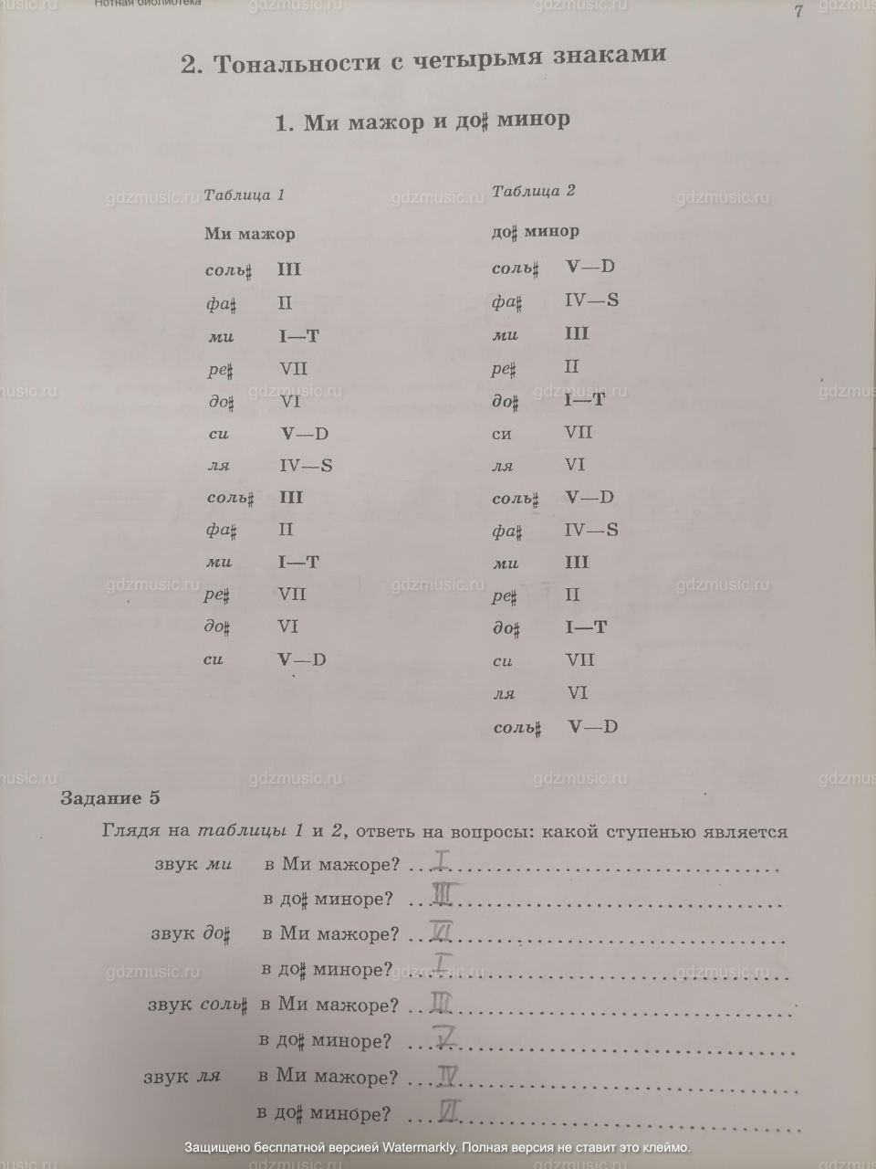 ГДЗ Золина за 4 класс рабочая тетрадь по сольфеджио