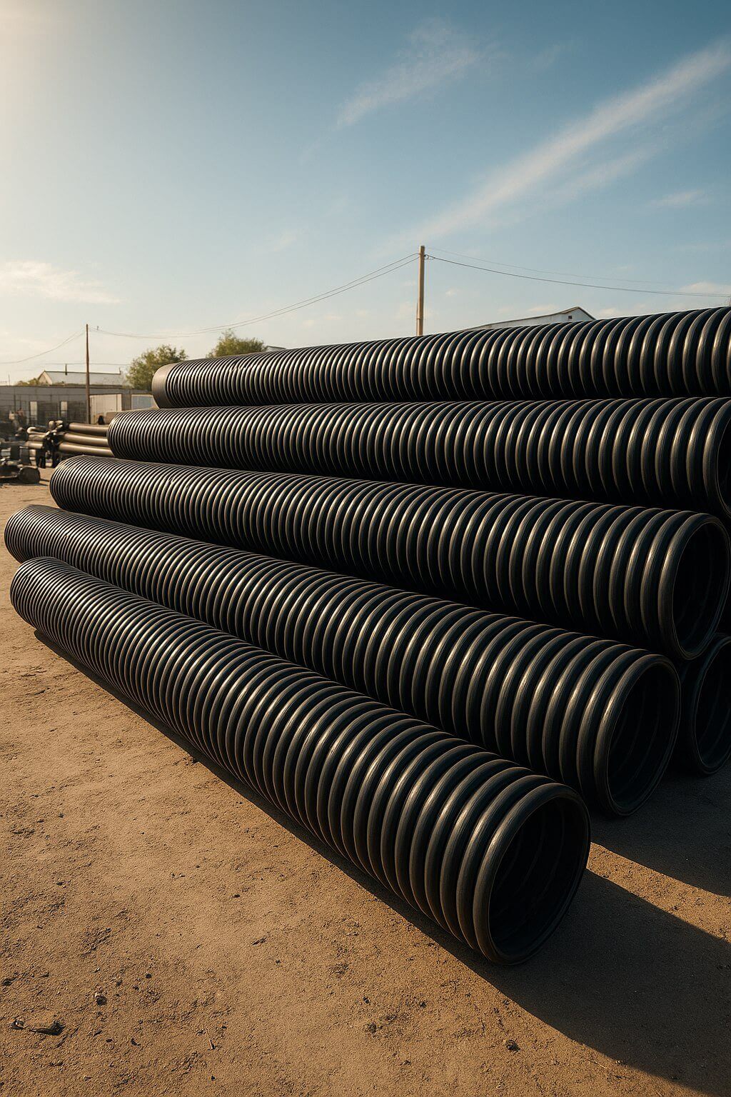 Гофрированные трубы для канавы на въезд в Санкт-Петербурге — выгодные цены от производителя FD Plast