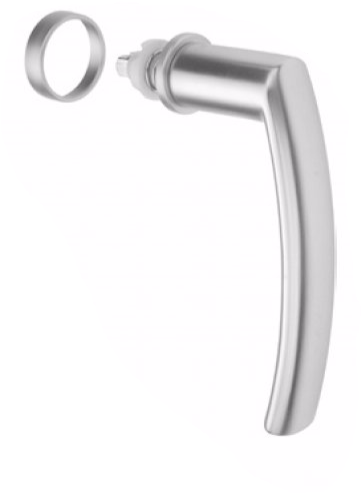 Ручка оконная Schuco FSB Design 1107, цвет нержавейка INOX