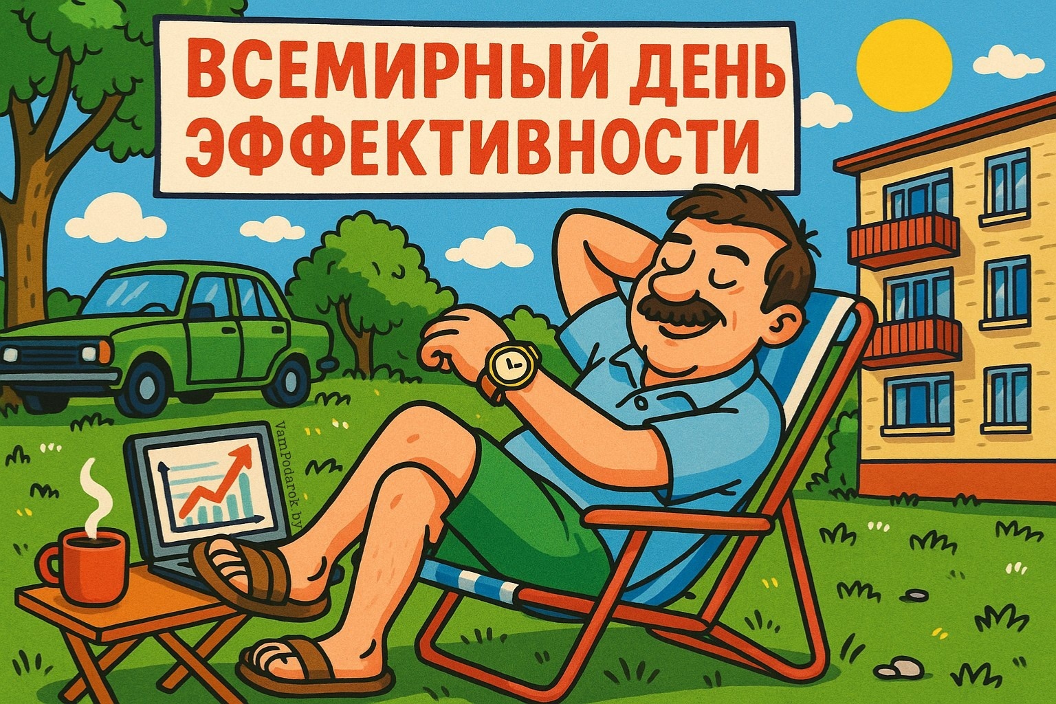 Всемирный день эффективности – открытка