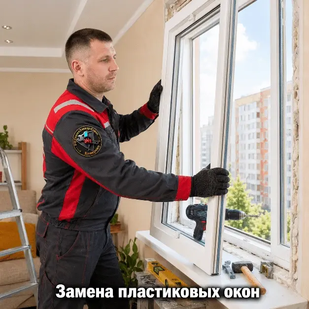 замена пластиковых окон