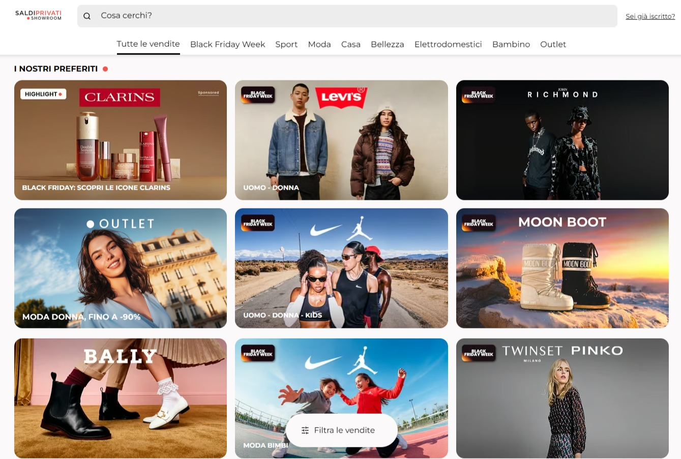 Saldi Privati доставка в Россию