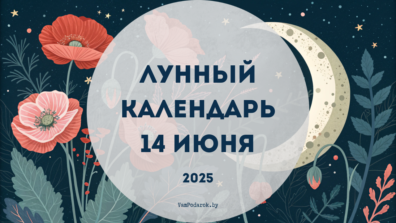 Лунный календарь на 14 июня 2025 года