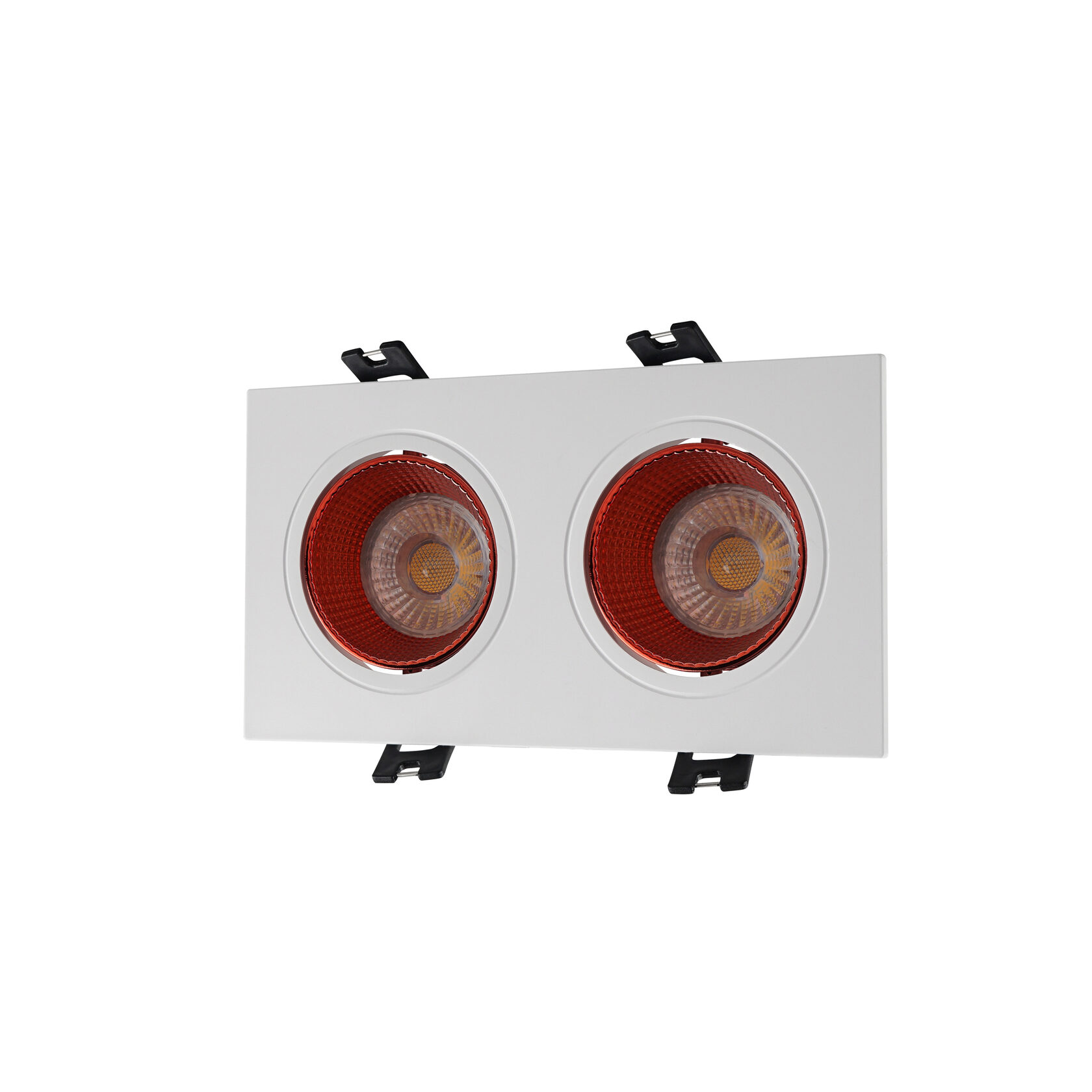 Встраиваемый светильник GU5.3 LED белый/красный пластик Denkirs DK3072-WH+RD DK3072-WH+RD