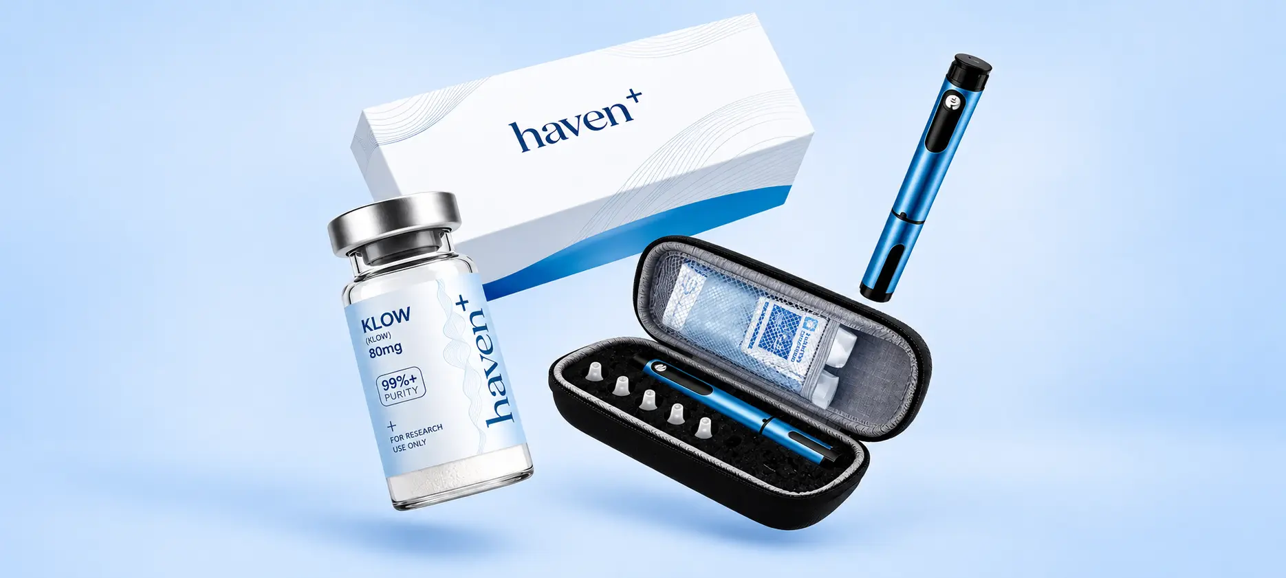 Набор KLOW 80 mg: устройство, чехол и один флакон