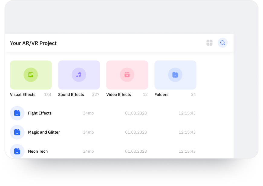 библиотека для AR/VR контента