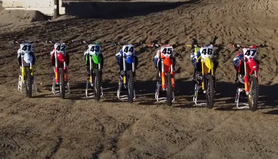 ВИДЕО: Рейтинг кроссовых мотоциклов класса 450сс 2023 года