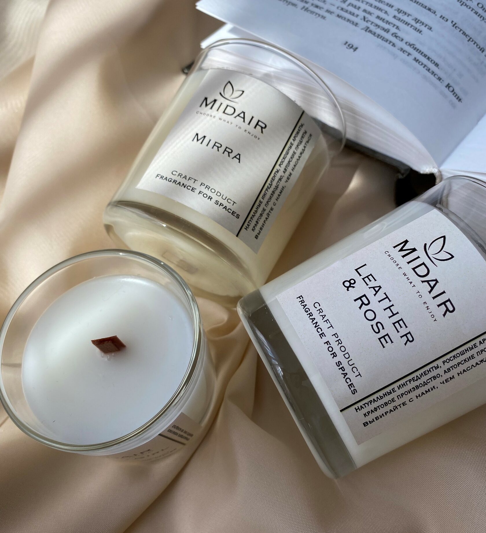 Coconut wax candles Midair