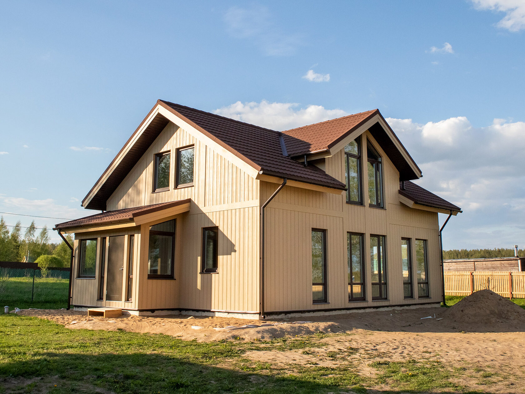 Строим каркасные дома - "под ключ" и под отделку в 2024 г Каркасные дома, Дом, Д