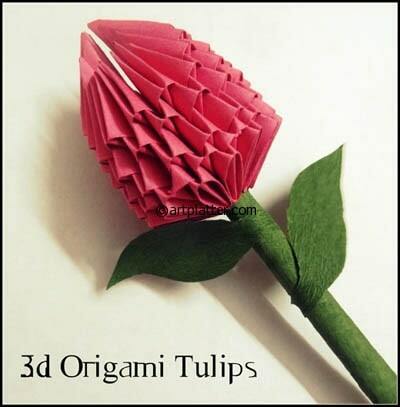 Оригами тюльпан. Тюльпан из бумаги оригами. Тюльпан оригами схема. Как сделать оригами тюльпан.