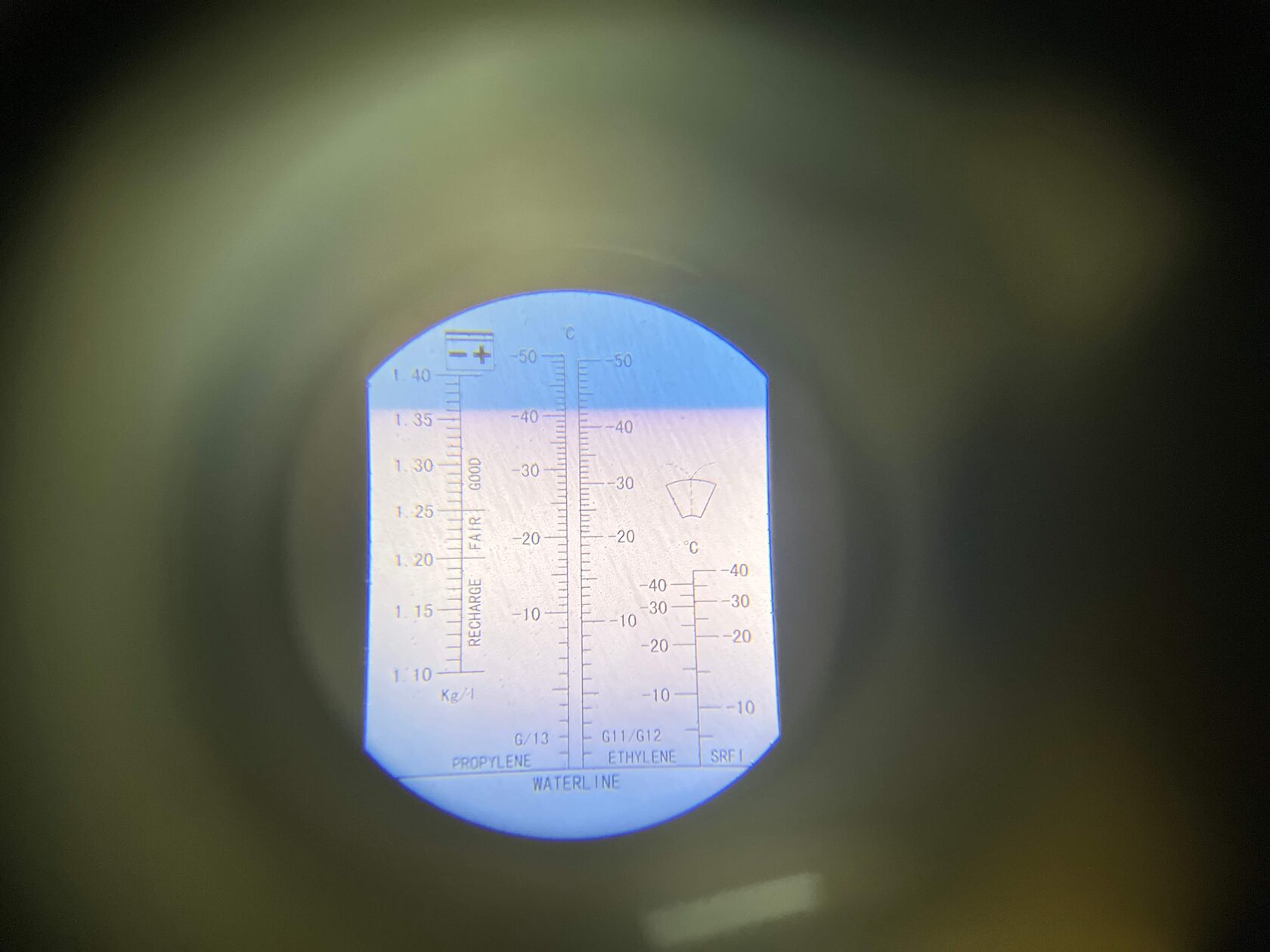 Контроль плотности антифриза Honda