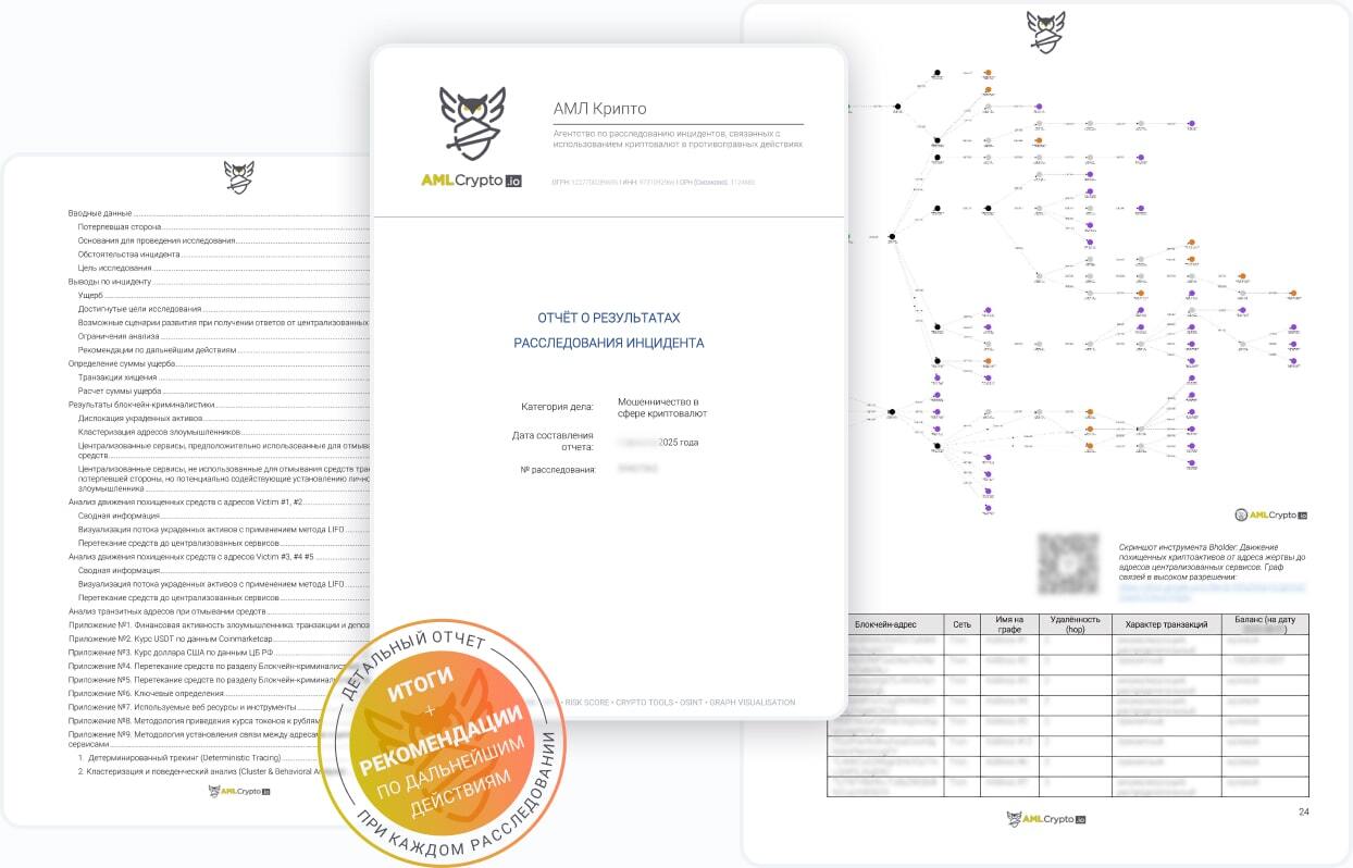 Крипто расследования | Поиск и возврат украденной криптовалюты 🔍