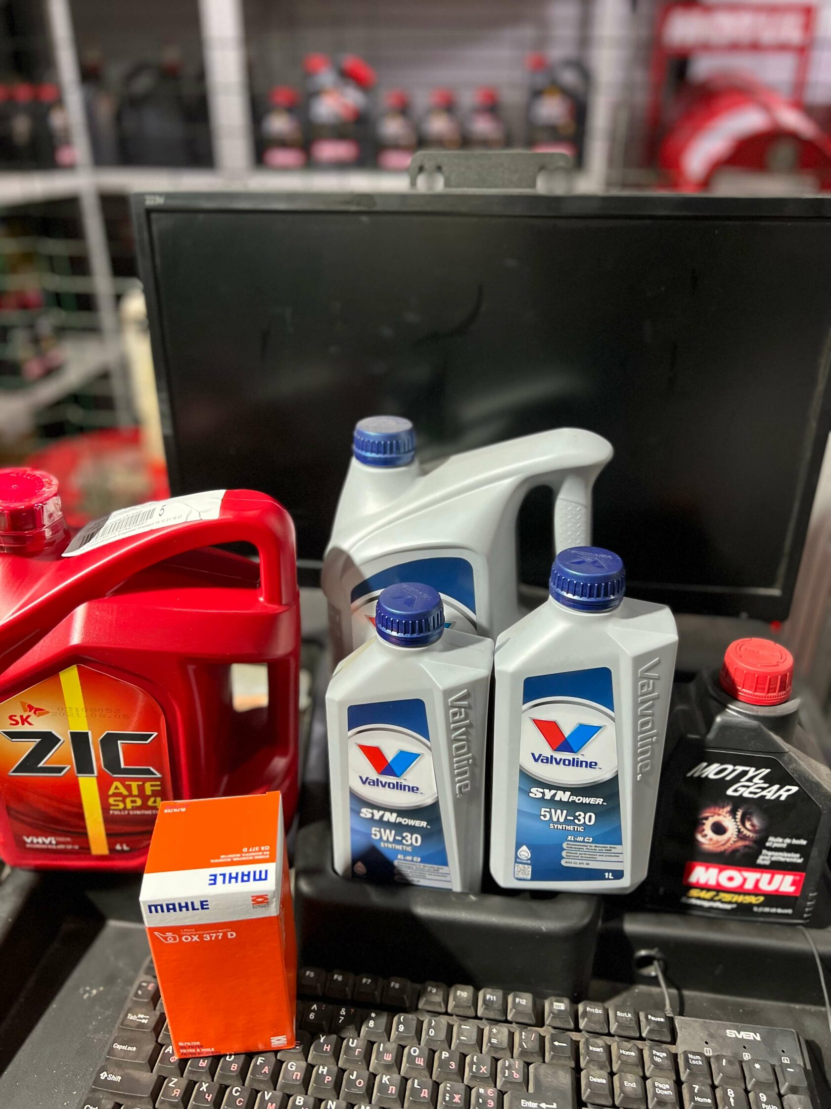 Расходные материалы для ТО Hyundai Santa Fe