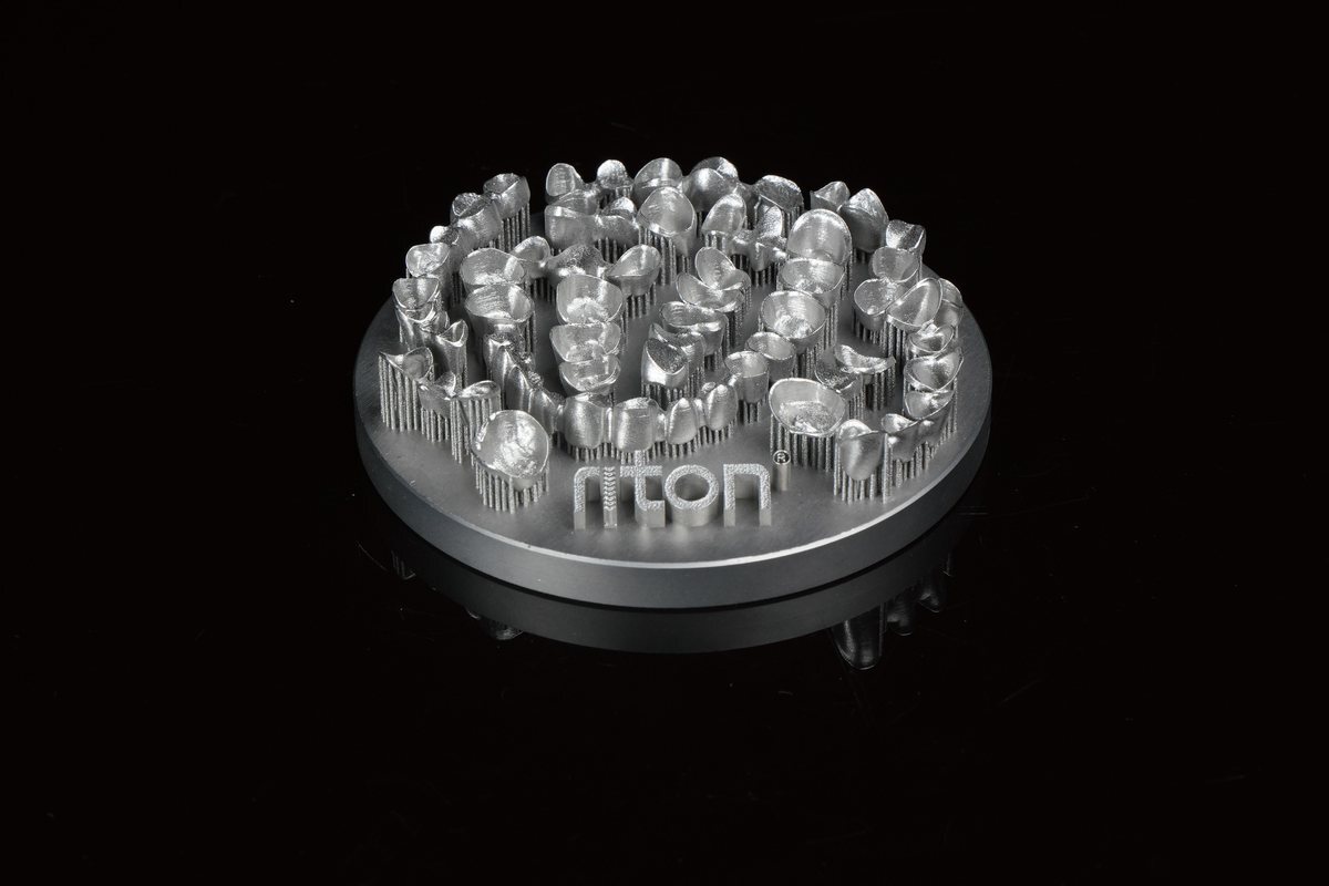 Платформа с коронками, напечатанная на настольном 3D-принтере Riton MCUBE