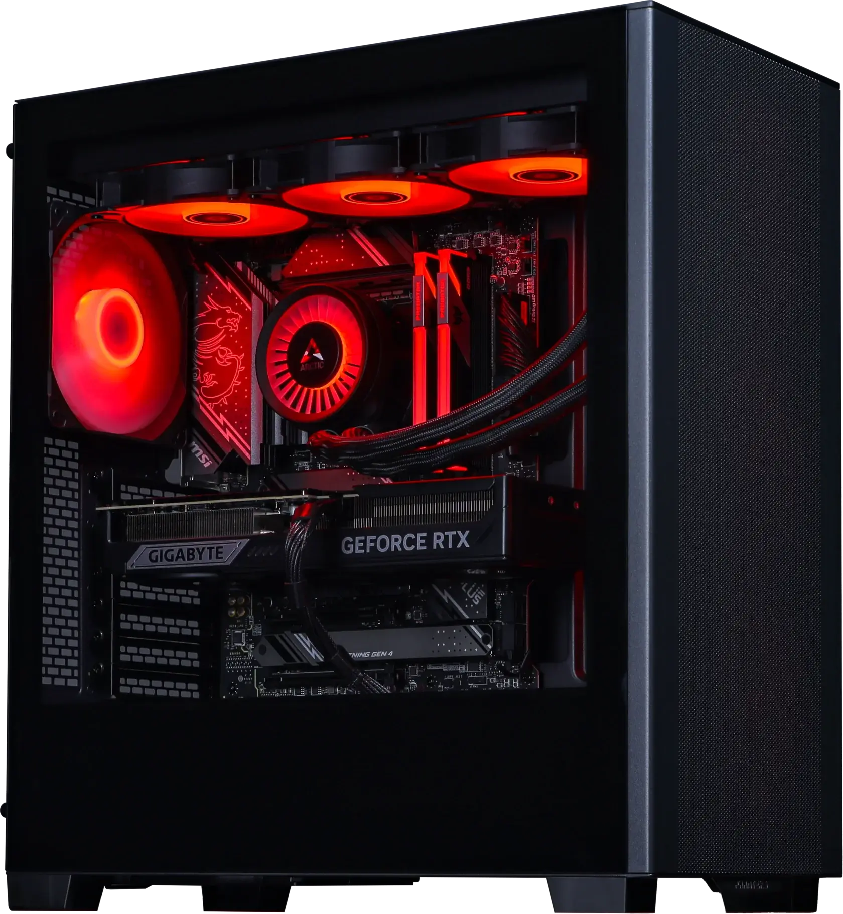 Игровой ПК PULSAR 1 BLACK — INTEL CORE ULTRA 7 270K PLUS, RTX 5070 Ti