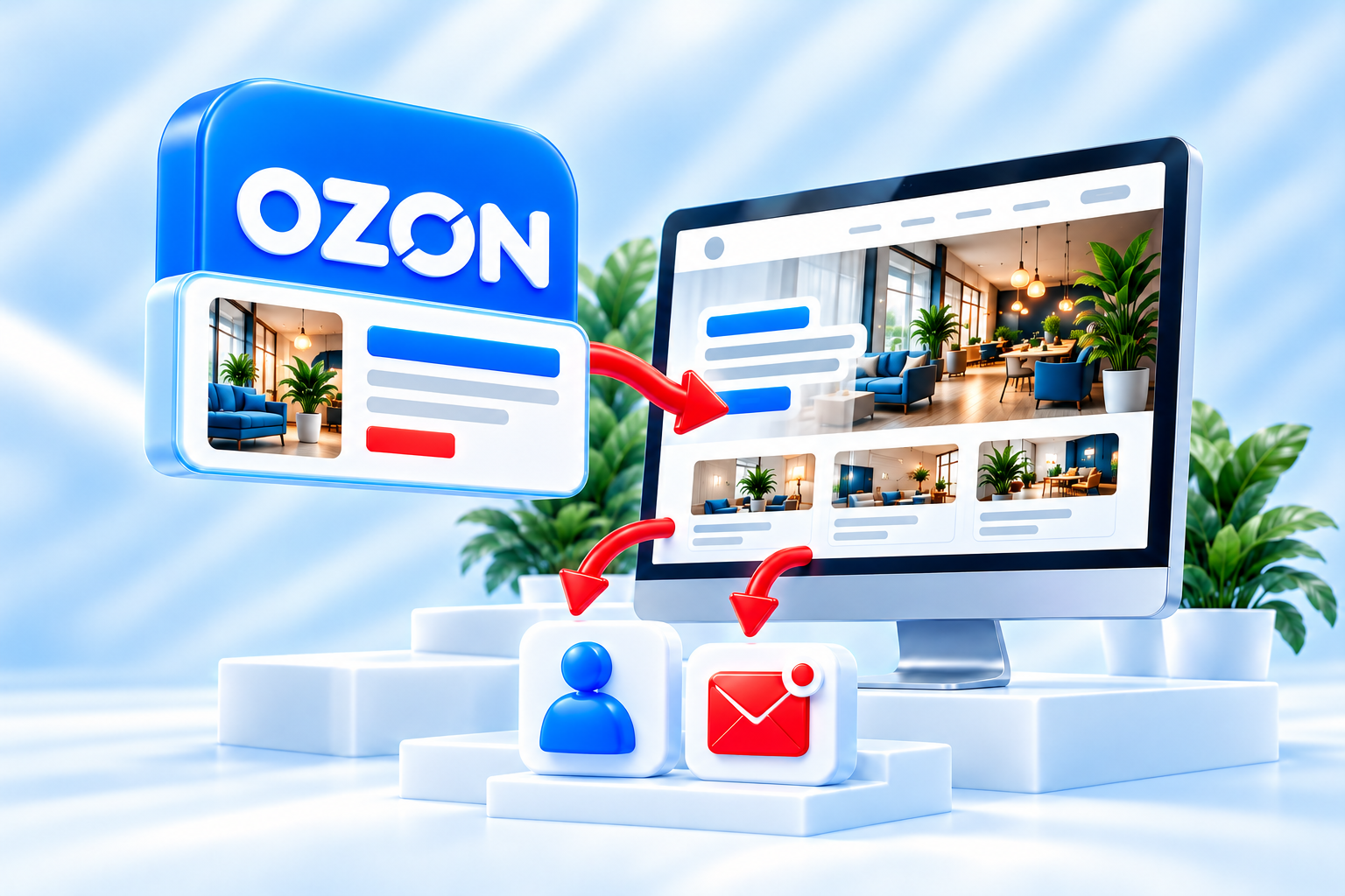 Реклама на Ozon — иллюстрация услуги студии Kuznetsov.expert