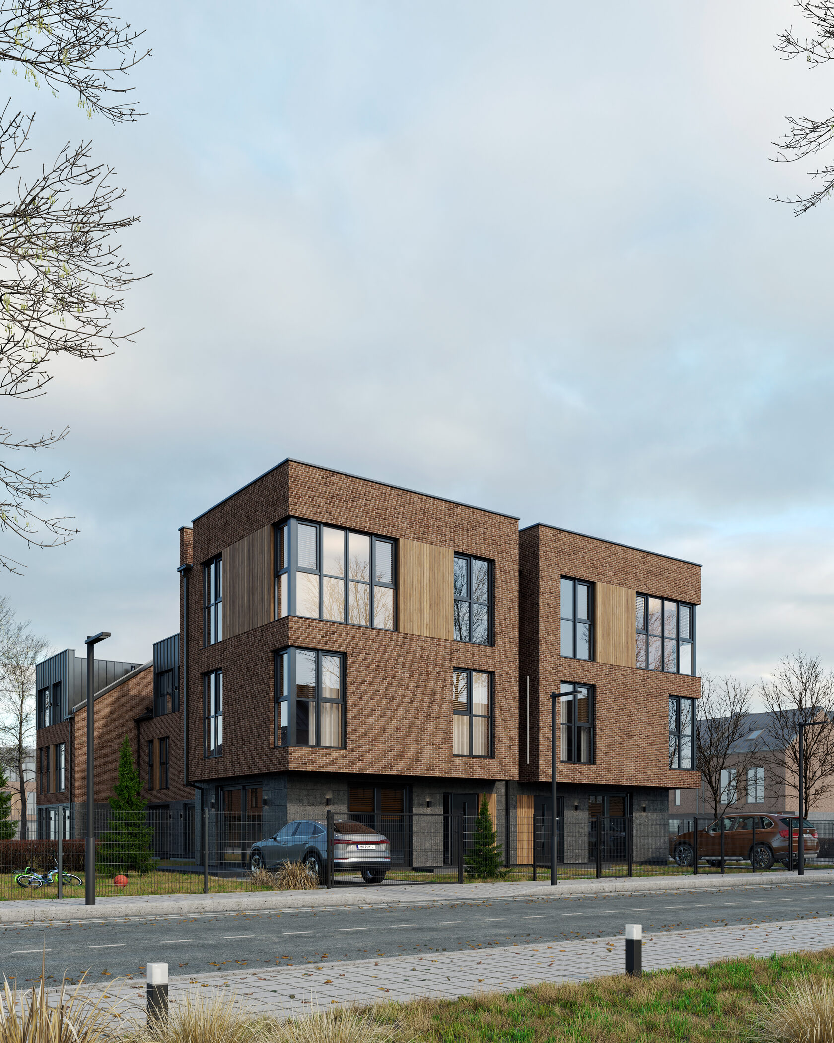 3д визуализация дома, 3д визуализация здания