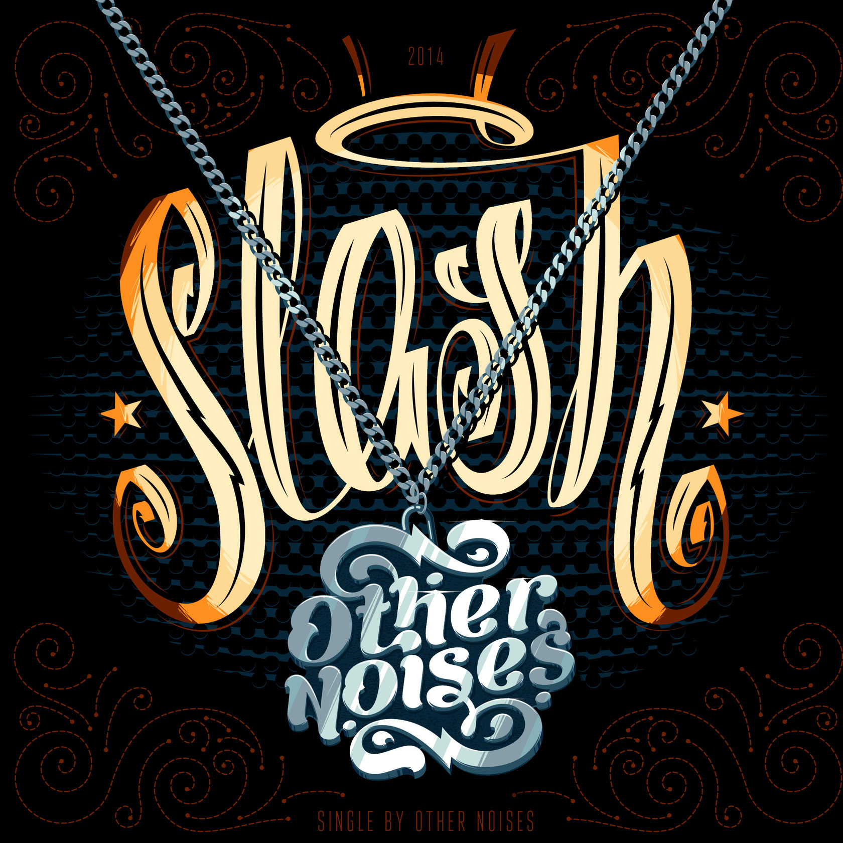 Дизайн обложки группы Other Noises «Slash»
