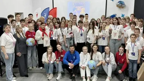 школьники села Барановка Движение Первых победа