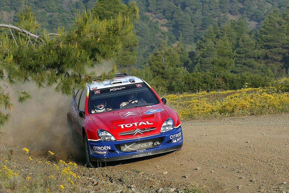Себастьен Лёб и Даниэль Элена, Citroën Xsara WRC (350 CZM 78), ралли Акрополь 2004