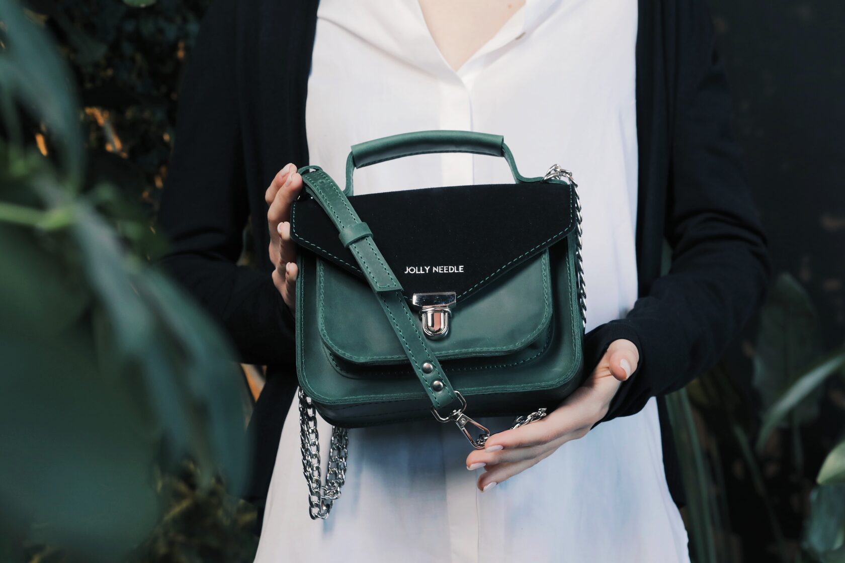 Adeli mini Elegance изумрудночёрная